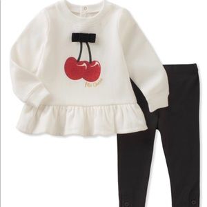 Kate Spade Cherry Sweatshirt & Legging Set